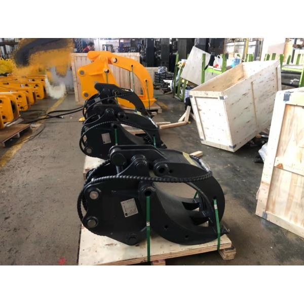 Excavator Grapple Bucket Hydraulic Wood Grapple 360 Log Grab And Stone Excavator Rotating Grapple