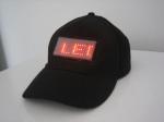 Red color multi language Scrolling LED Message sign Cap