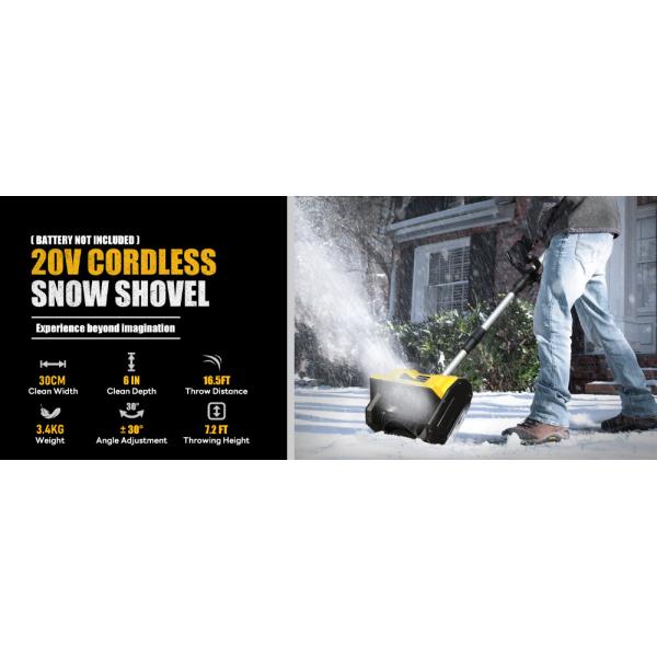 Industrial Grade Cordless Electric Snow Shovel Automatic Snow Blower Convenient