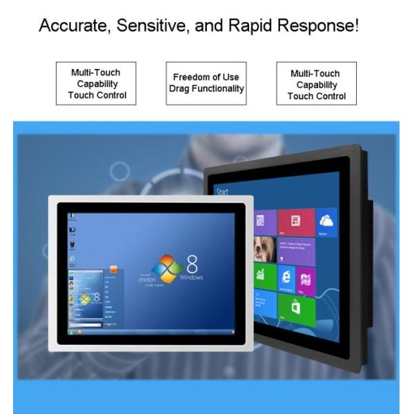 Fanless Waterproof 15 Inch Large Industrial Rugged Tablet Core 10th I5 All in One Pcs Embedded Touchscreen Computers