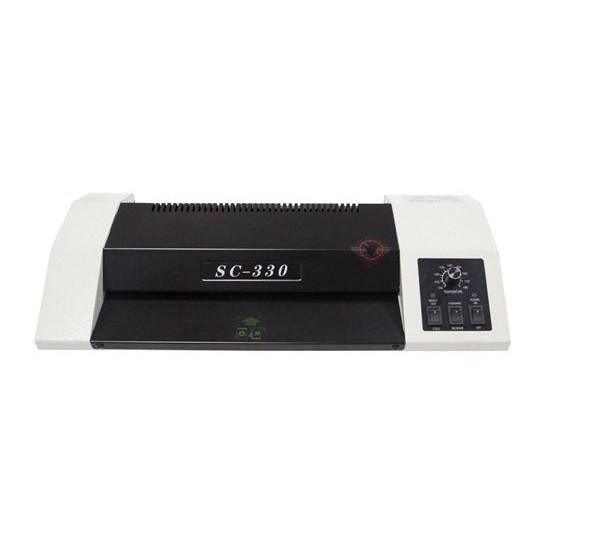 Buy Gold color, black color and digital display pouch laminator with 4 rollers, heating lamp at wholesale prices