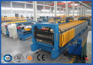 Quality Galvanized Roofing Sheet Double Deck Roll Forming Machine 16mm for sale