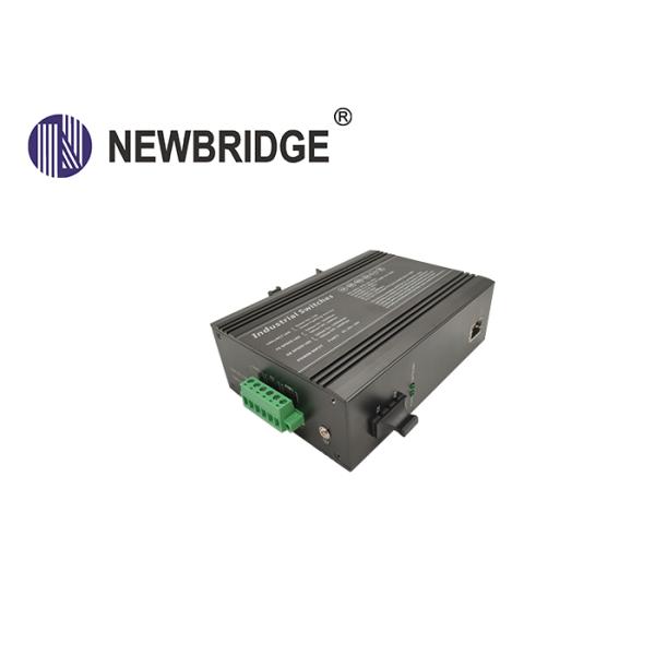 1 Port Gigabit Industrial Ethernet Power Switch Media Converter 550m Multimode Optical Fiber