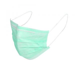 Quality Comfortable Medical Grade Face Mask green color Skin Friendly 3D Cutting Design for sale