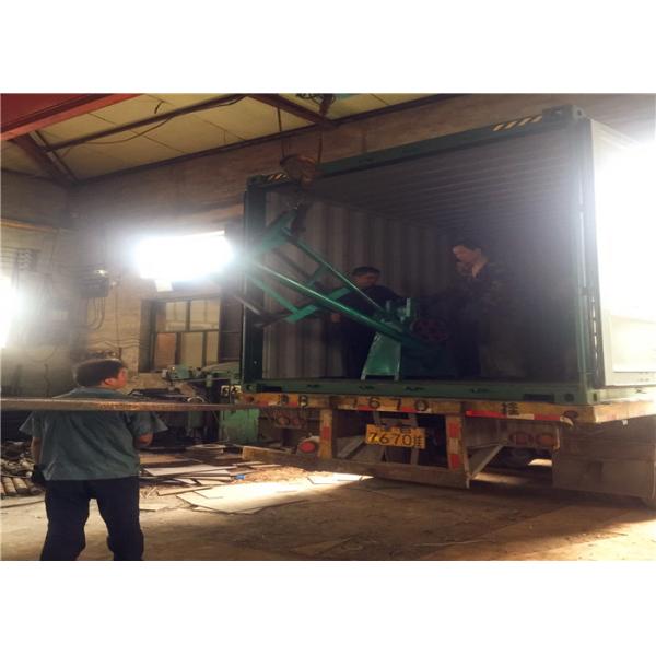 Single Wire Chain Link Fence Machine Twisted / Knuckled Sides Energy Saving