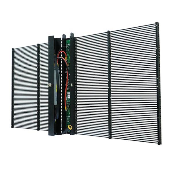 Self Adhesive Transparent Led Display Film SMD2121 3.91x7.81mm 3D Stage