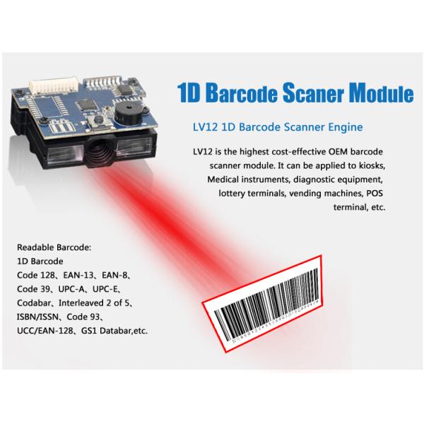Arduino 1D Barcode Scanner Module USB Scan Engine for Handheld Devices