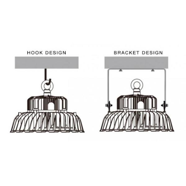 Energy Saving Led High Bay Lighting High Power Luminaire 200W 50000 Hours Lifespan