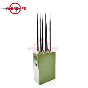 Quality 30W Mini Backpack Signal Jammer Remote Control 3dBi External Omni Directional Antenna for sale