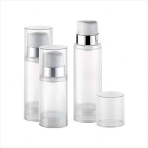 Quality 150ml 200ml 250ml Big Volume Airless Cosmetic bottle Eco friendly PP PCR for sale