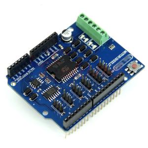 Quality New L298P Shield R3 for Arduino UNO 2560 DC Motor Driver Module 2A H-Bridge 2 way for sale