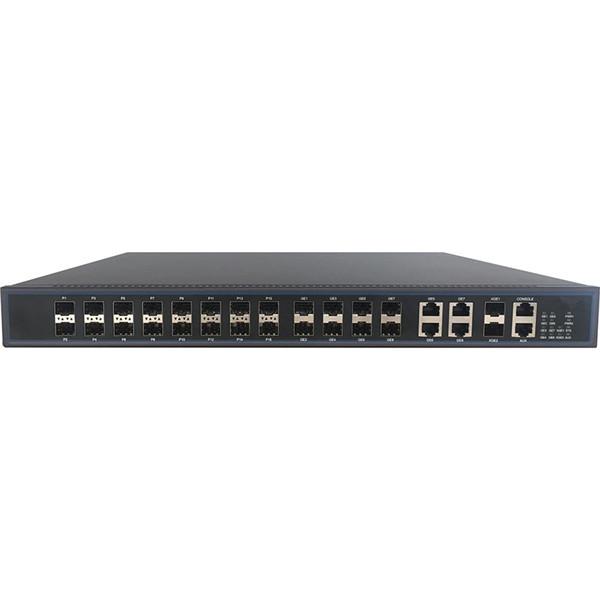 Buy Metal GEPON OLT16 Pon Ports+4*10G SFP Interface With NMS Management Function at wholesale prices