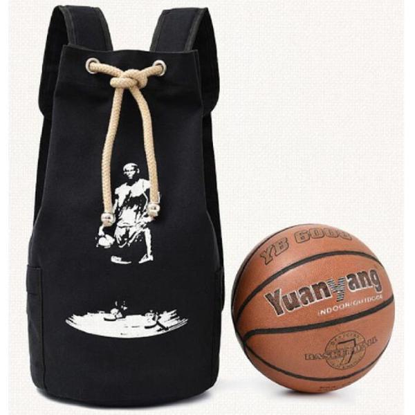 Buy Large Capacity Waterproof Canvas Drawstring Bucket Backpack at wholesale prices
