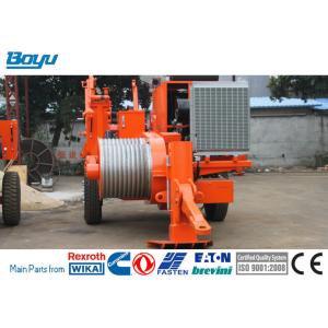 Quality Tension Stringing Of 4 Bundle Conductor 325hp 180kN Hydraulic Cable Puller for sale