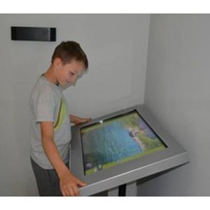 Quality 24&quot; inch led desk display,digital signage with touch screen,interactive multi touch table for sale