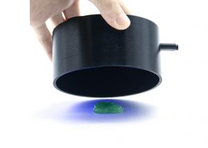 Quality Jewelry Pocket UV Lamp 365nm Dark Field Ultraviolet light lamp with 4X Larger Viewer for Gem identifying for sale