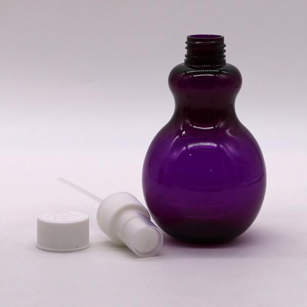 225ml PET Customized Color Pear Shaped Spray Bottle for Cosmetic Packaging Solution