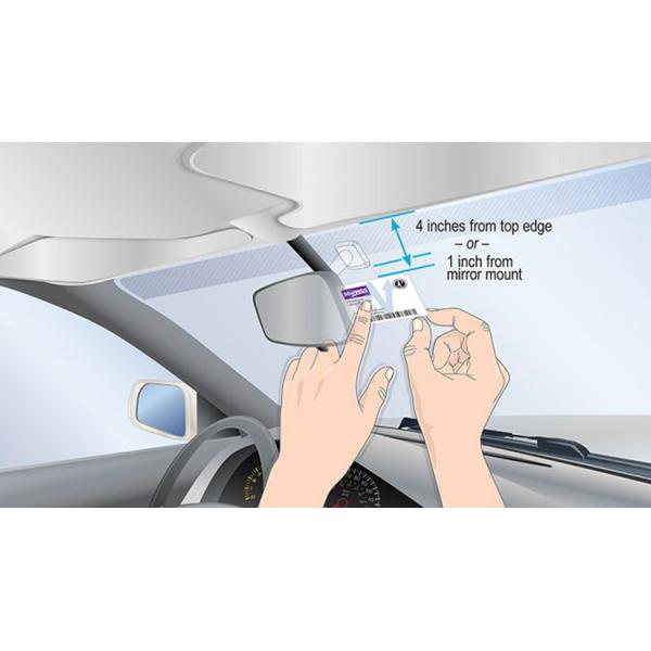 EPC Class 1 Gen 2 rfid windshield stickers label
