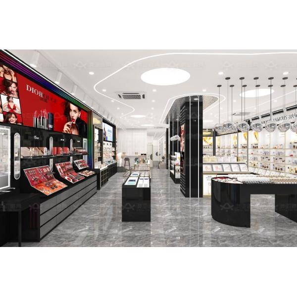 DYaS-VK-2 Skincare Display Cabinet with 60mm Light Box and Hidden LED Strips