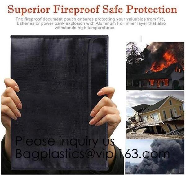 Buy Fireproof Document Bag, Bug Out Bags, Wallet, Briefcase, File Protection, Waterproof, Safty, Security at wholesale prices