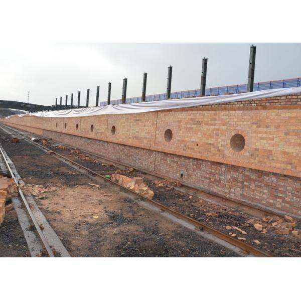 Anti Stripping Synthetic Refractory Brick Material Tunnel Kiln Fired Clay Bricks