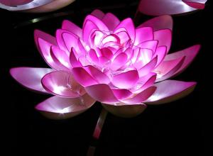 China Tree Lamp Lotus Lamp Landscape LED Modeling Colored Light Tree Decorative Lamp on sale