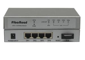 1 Port FX 4 Port TX Ethernet Fiber Optic Switches Router 200Mhz CPU TCP/ IP PPPoE