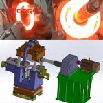Customizable Vertical Ring Rolling Machine Four Column Frame Structure Stable