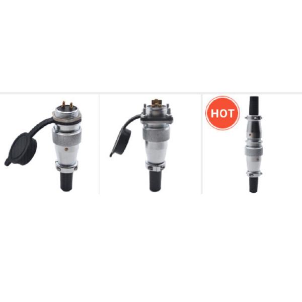 2 3 4 Pin Circular Connectors Plug And Socket Docking Connectors 25A 500V