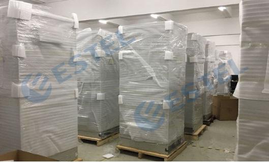 6U Small Outdoor Telecom Enclosure Pole Mounted With Anti Theft Three Point Lock