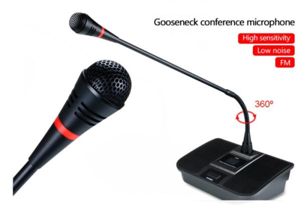 Buy Wireless Dedicated Conference System Microphone U Segment UHF Four Gooseneck at wholesale prices