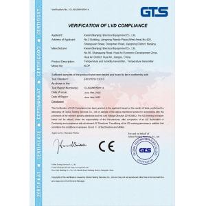 Keram (Nanjing)ELECTRICAL Equipment Co., Ltd. Certifications