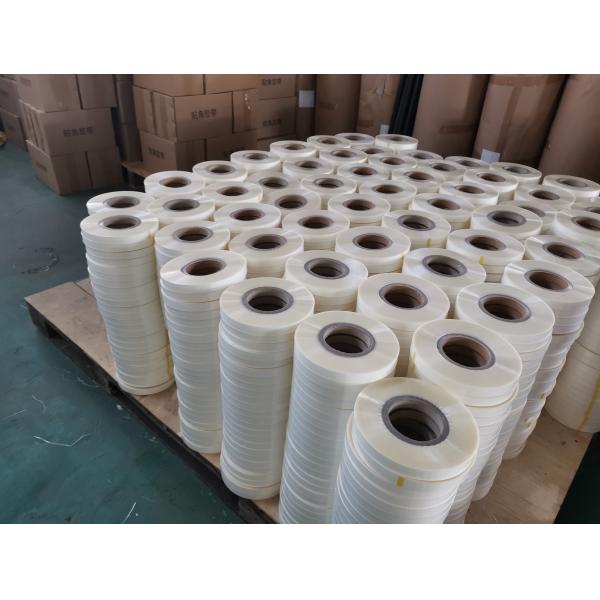 Hot Melt PET Corner Pasting Tape / Clear PVC Angel Sealing Tape