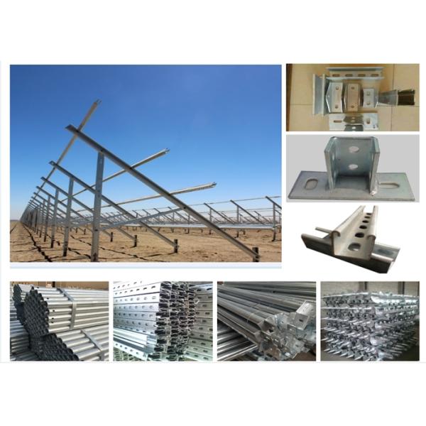 Q235, Q345 Pre Galvanized Steel Profile ERW Welded Cold Rolled Steel Pipe Solar Structures for Solar Systems
