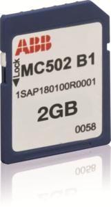 Quality ABB MC502 1SAP180100R0001 AC500 SD Memory Card Distributed Automation PLCs for sale