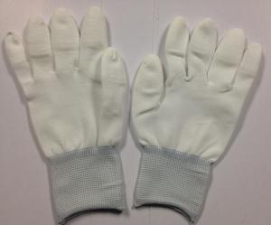 Quality 13G Nylon/Polyester PU Coated gloves for sale