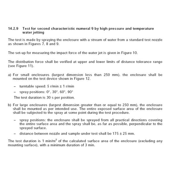 IPX9K High Pressure And Temperature Water Jetting Test System IEC 60529 IP Code Test