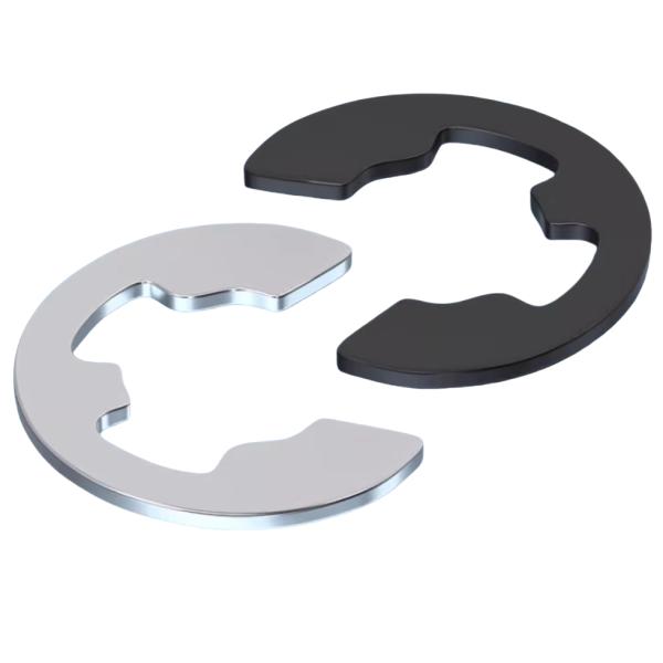 Split Style Stainless Steel E-Type Circlip Retaining Ring for Mining Equipment Maintenance Services M1.5-M10 Heavy Duty