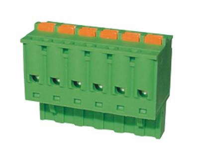 Buy RD235-5.08 Electrical PCB Spring Terminal Block 6 Pins For Wire Connecting at wholesale prices