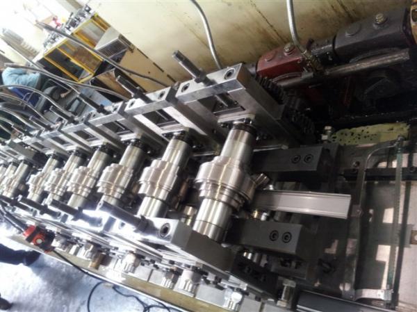 Buy Galvanized Metal Roll Forming Machines / Pallet Rack C Z Purlin Roll Forming Machine at wholesale prices