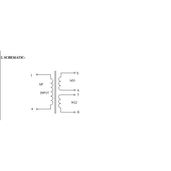 Silicon Steel Z11 Low Frequency Transformer 50 / 60HZ Stable PA66 Bobbin