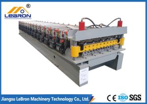 Quality Full Automatic Double Layer Roll Forming Machine PLC Control Hydraulic Cut Device for sale