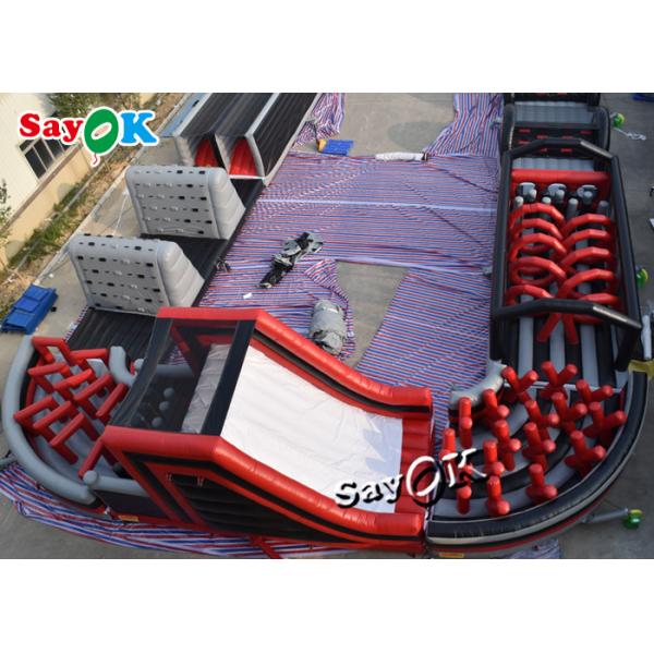 150m 495ft Commercial Inflatable Obstacle Course For Adult