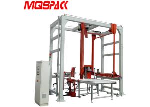Quality PLC Control Auto Pallet Wrapper , Stretch Wrap Machine With Machine Alarms for sale