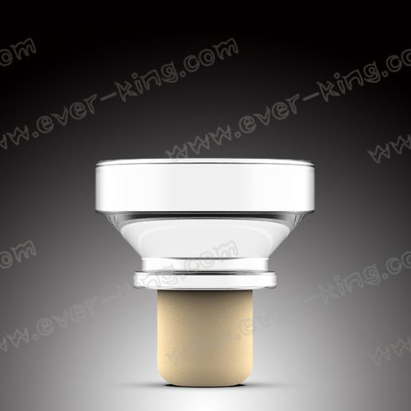 OEM Custom Crystal Wholesale Glass Bottle Stopper With Polymer