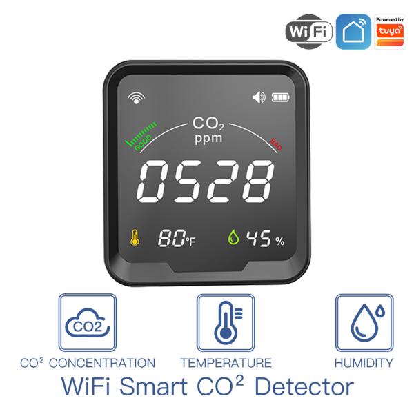 Buy Wifi Smart Co2 Detector 3 In 1 With Oled Display at wholesale prices