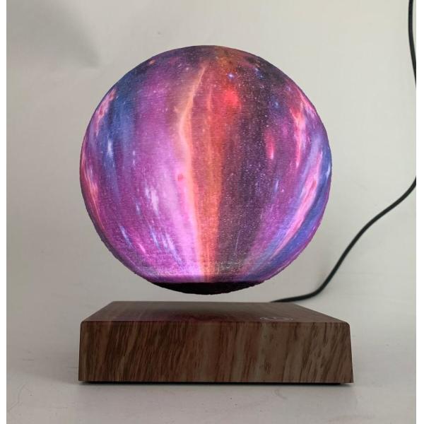 hotsale mganetic levitation bottom beside floating starry moon lamp 6inch wedding decor and gift