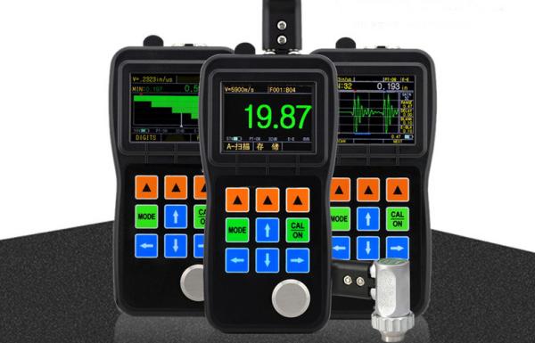 Buy OLED Screen Echo-Echo Mode Non Destructive Ultrasonic Thickness Gauge with Color Waveform at wholesale prices