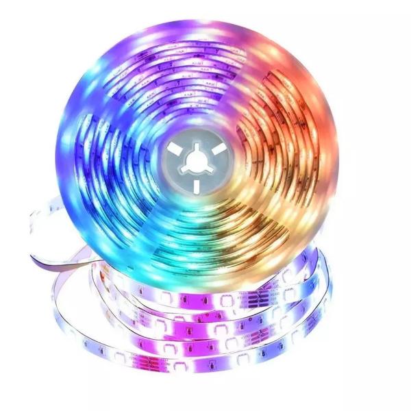 12w 12v 24v 10mm 60 Leds Rgb 5050 Smd Flexible Led Strip Light with and Multi Colors