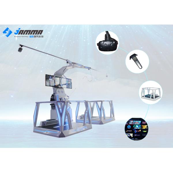 220V Double Places Interactive VR Station VR Simulator With Immersive Game